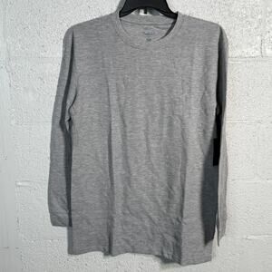 Blue Ice Men's Thermal Crew Neck Shirt Light Grey Large